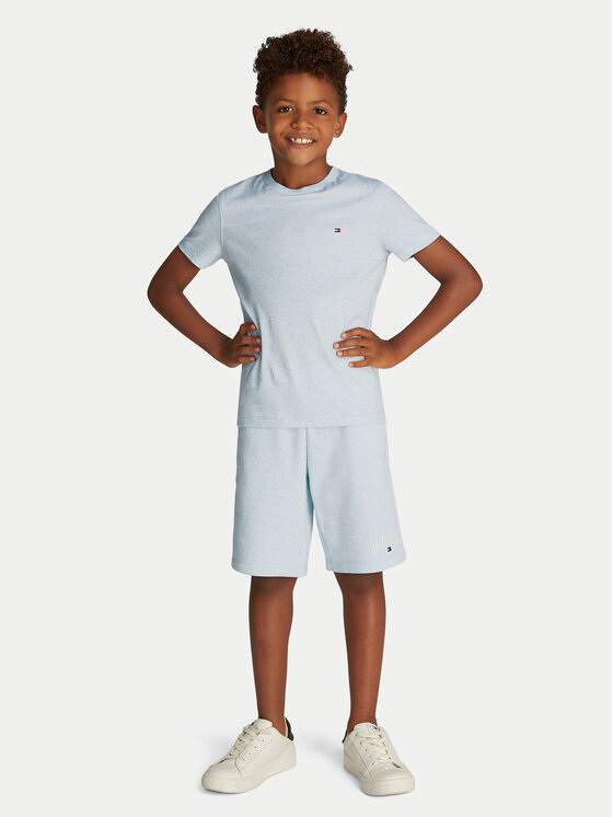 Tommy Hilfiger Tommy Hilfiger Тишърт Essential KB0KB06879 S Светлосиньо Regular Fit