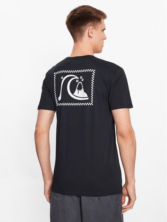 Férfi Póló Quiksilver, Méret: S, Fekete, The Original EQYZT07239