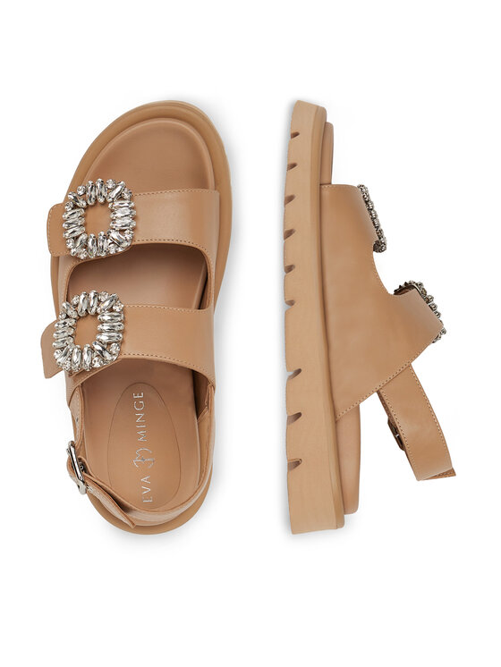 Eva Minge Eva Minge Sandali SNOWDROP-I75-563 Beige