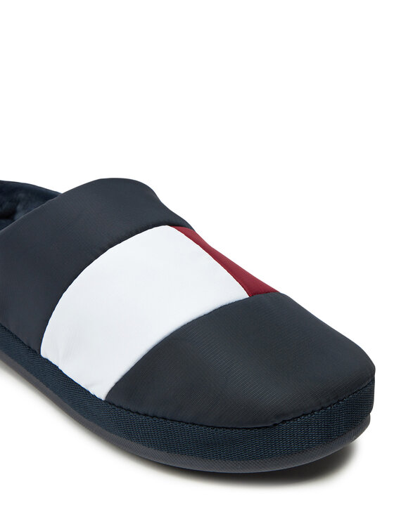 Tommy Hilfiger Tommy Hilfiger Kapcie Flag House Shoe FM0FM05228 Granatowy