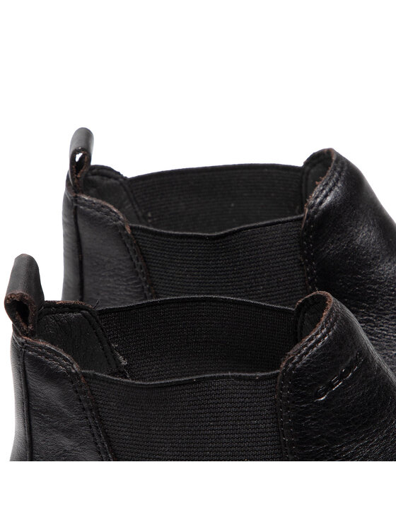 Geox Geox Kotníková obuv s elastickým prvkem U Ottavio C U16DCC 00043 C9999 Černá