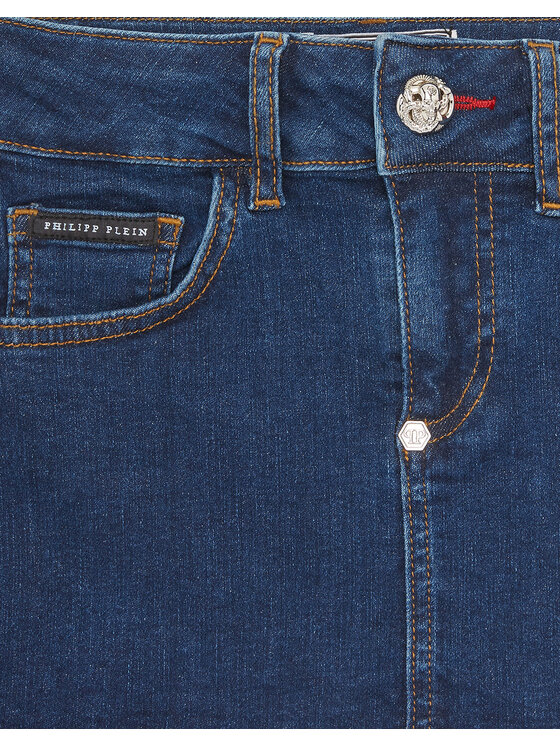 PHILIPP PLEIN PHILIPP PLEIN Gonna di jeans 20157 Celeste Comfort Fit