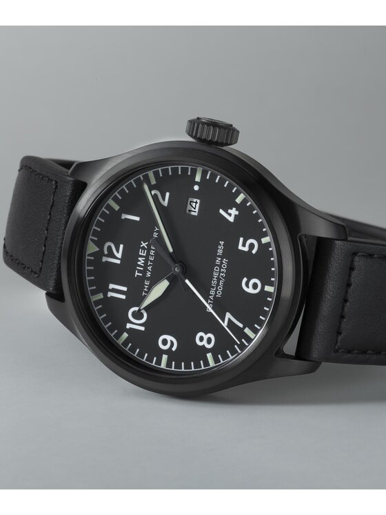 Timex Timex Zegarek TW2Y18900 Czarny