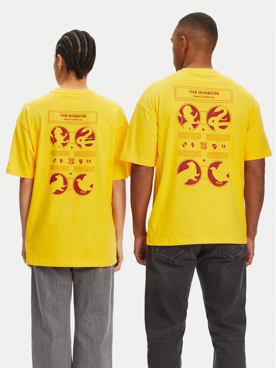 Puma Puma T-shirt Unisex Harry Potter 630092 Žuta Oversize