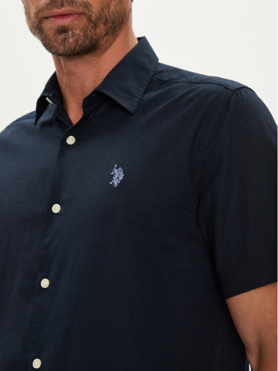 U.S. Polo Assn. U.S. Polo Assn. Marškiniai MUP3254 Tamsiai mėlyna Regular Fit