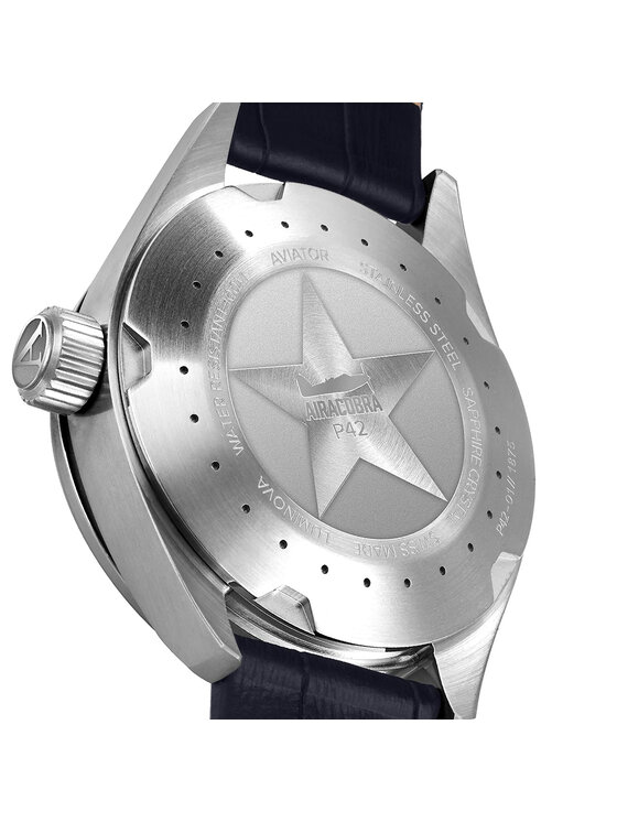 Aviator Aviator Zegarek V.1.22.0.149.4.BP42 Czarny