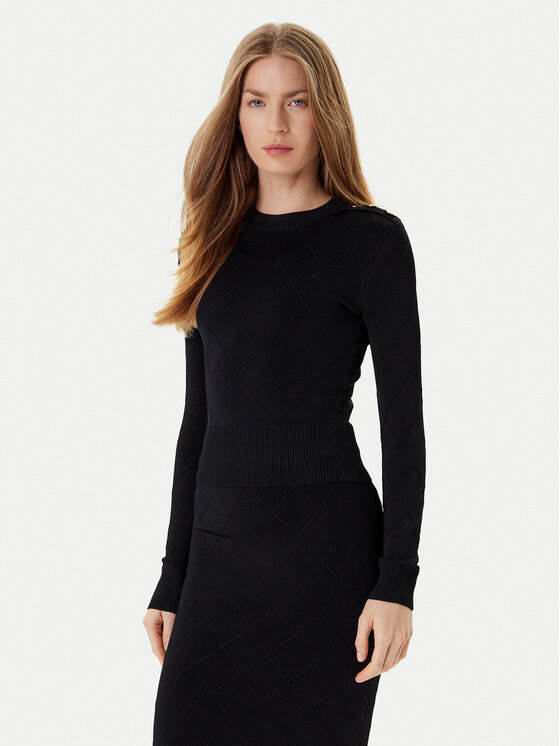 Marciano Guess Marciano Guess Pulover 5YGR11 5036Z Negru Regular Fit