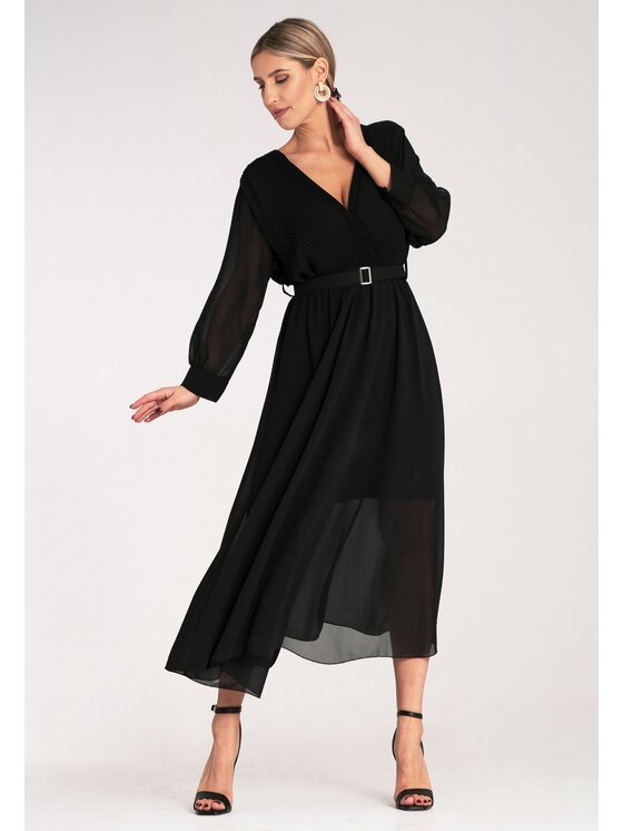 FIGL FIGL Φόρεμα κοκτέιλ M1141 Μαύρο Feminine Fit