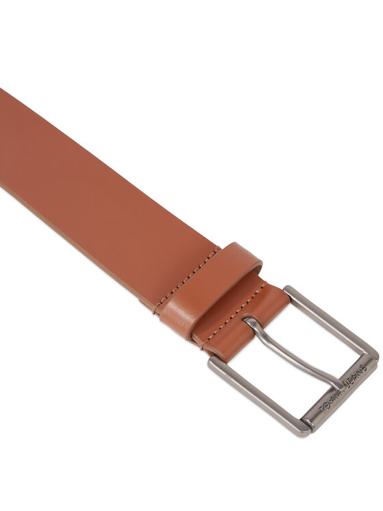 Tommy Jeans Tommy Jeans Cintura da uomo Tjm Flag Leather 4.0 AM0AM12340 Marrone