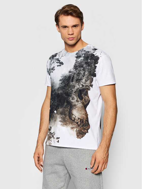 Mr. GUGU & Miss GO Mr. GUGU & Miss GO T-Shirt Unisex Dead Nature Grau Regular Fit