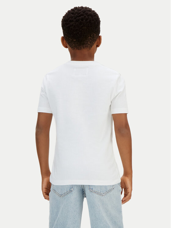 Calvin Klein Jeans Calvin Klein Jeans Tričko LVCKSJA08B Biela Regular Fit