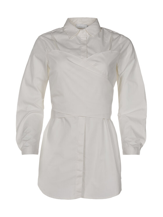 LAURELLA LAURELLA Každodenné šaty 4SS182 Biela Regular Fit