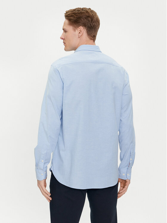 Tommy Hilfiger Tommy Hilfiger Camicia 1985 MW0MW29968 Celeste Regular Fit