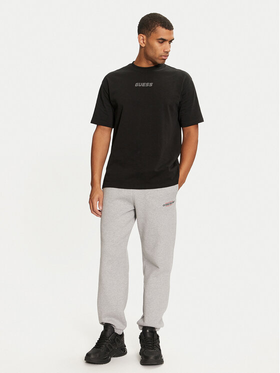 Guess Guess T-shirt Z4BI00 KCE21 Crna Regular Fit