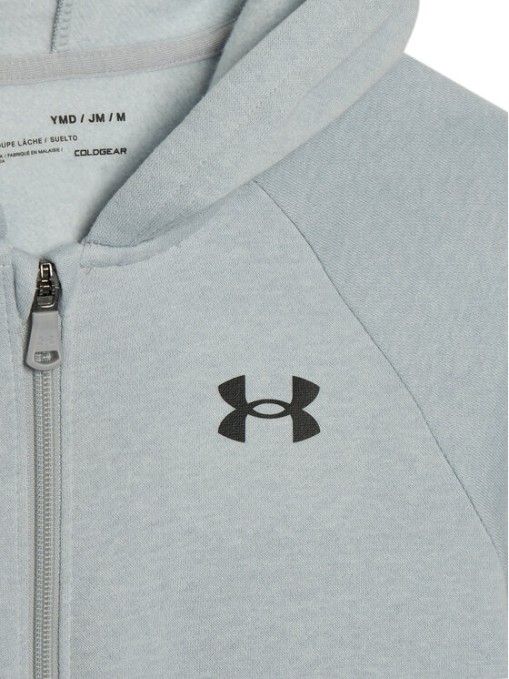 Under Armour Under Armour Bluza Ua Rival Cotton Full Zip 1357613 Szary Loose Fit