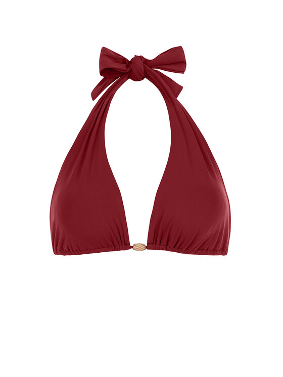 Miss Lou Miss Lou Góra od bikini G-TT1-BRD Bordowy