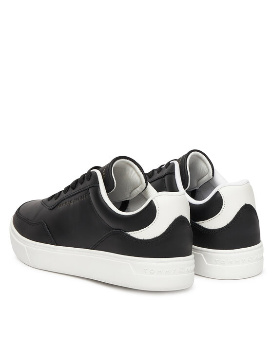 Tommy Hilfiger Tommy Hilfiger Laisvalaikio batai Casual Cupsole FW0FW08689 Juoda
