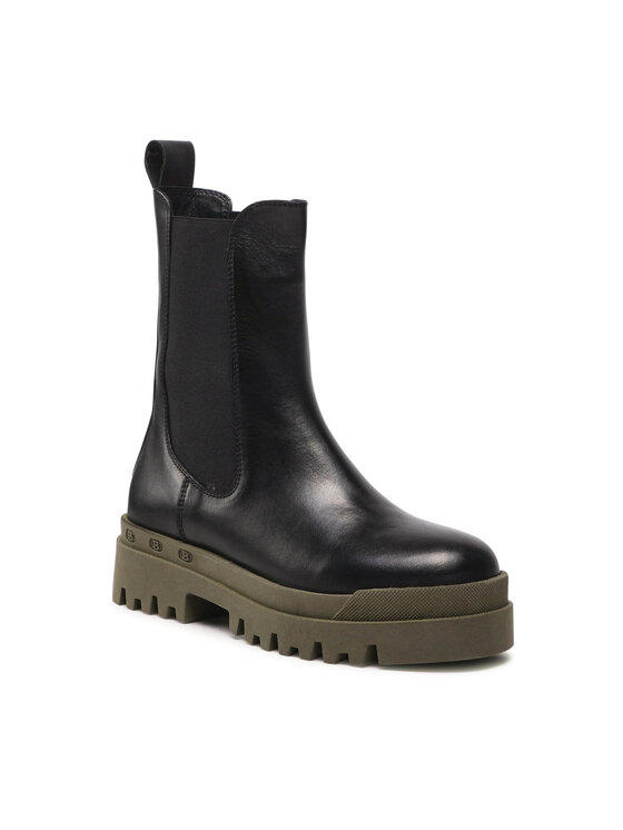 Badura Badura Klassische Stiefeletten 8043-B Schwarz