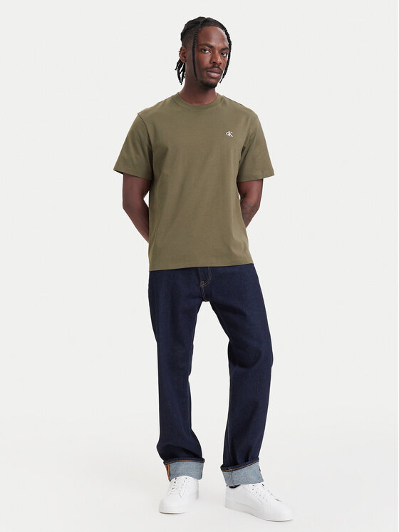 Calvin Klein Jeans Calvin Klein Jeans T-Shirt Easy Monologo LV04RC275G Khaki Regular Fit