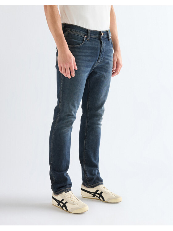 Wrangler Wrangler Jeansy LARSTON Niebieski Slim Fit