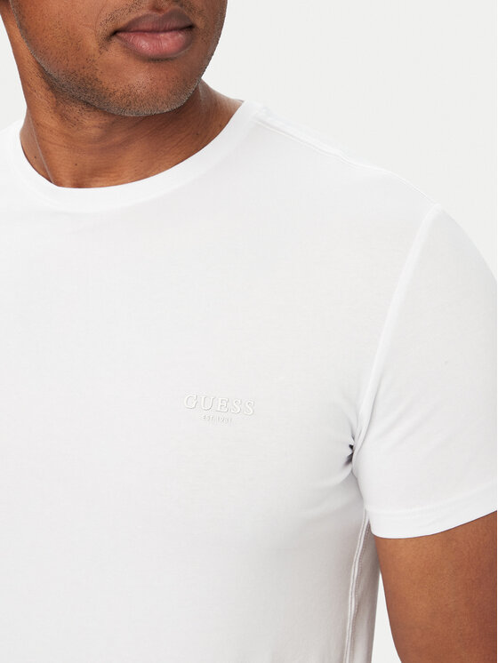 Guess Guess T-shirt M6YI24 K3728 Bianco Extra Slim Fit