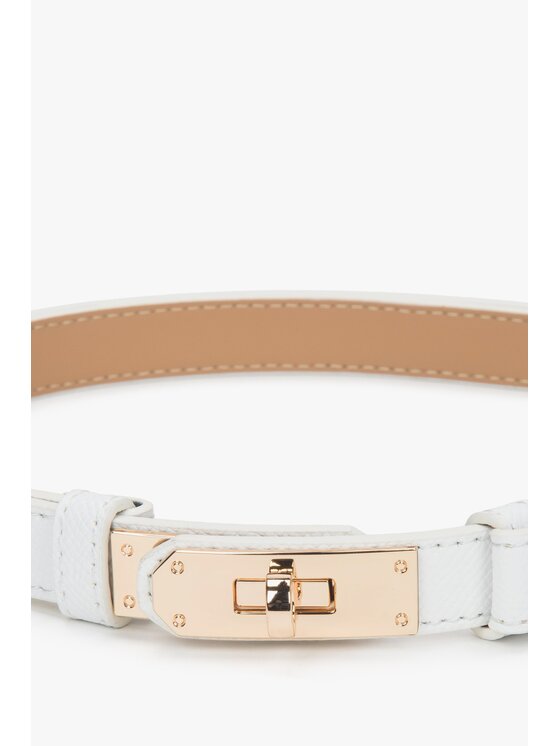 Estro Estro Dámský pásek ER00118265 Bílá