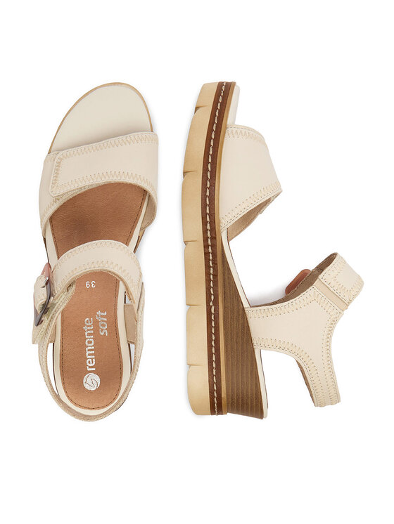 Remonte Remonte Sandalen CEO-D2L58-60 Écru