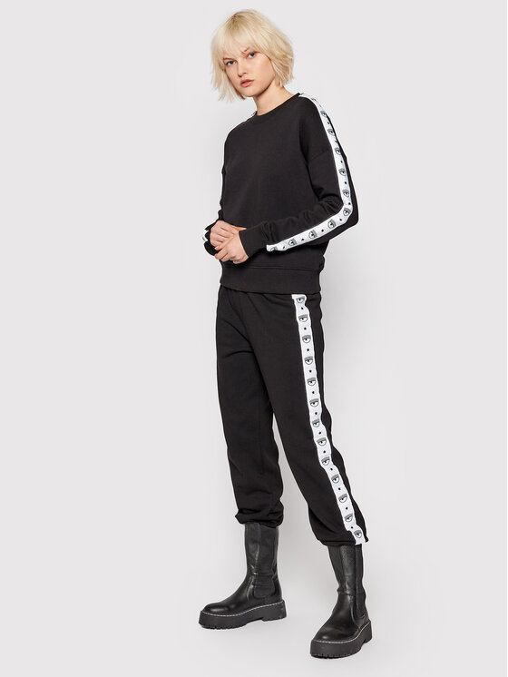 Felpa 71CBIF03 Nero Relaxed Fit