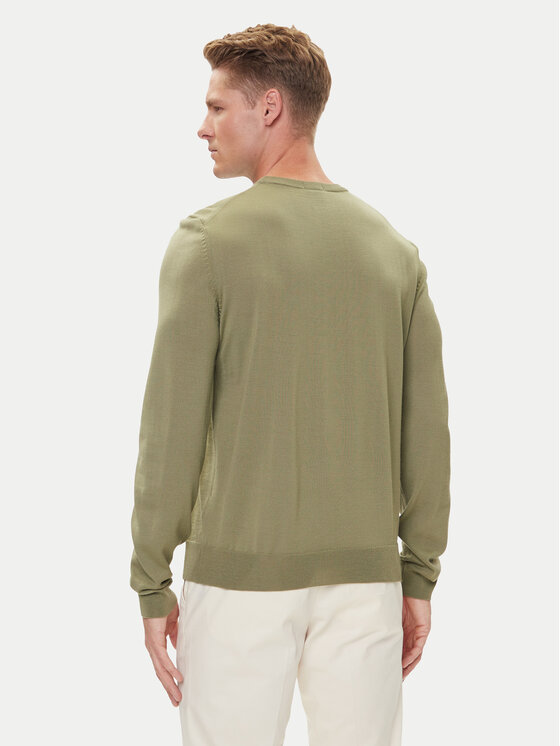 BOSS BOSS Pullover Botto-L 50476364 Grün Regular Fit