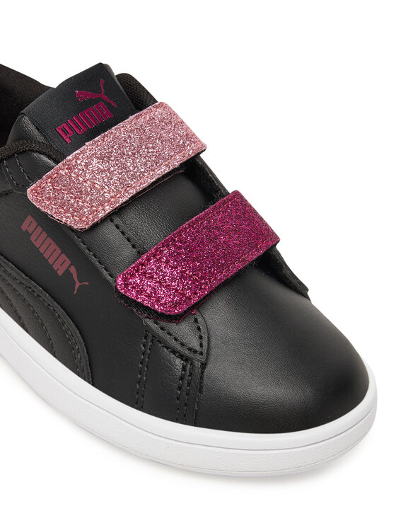 Puma Puma Sneakersy Smash 3.0 L Glitter Velcro V Ps 395609 07 Czarny