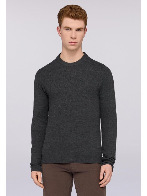 Trussardi Trussardi Cardigan M0038000005N013 Grigio Regular Fit