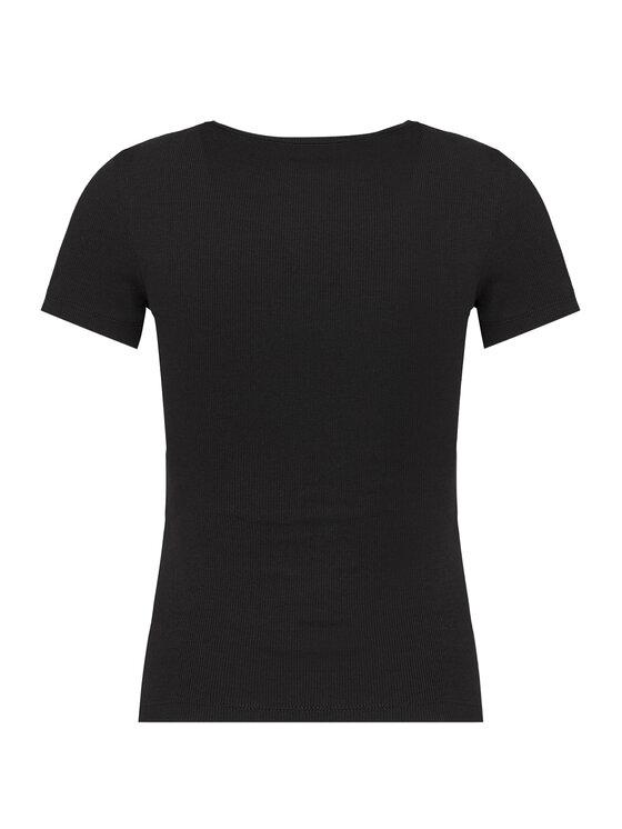 Tommy Jeans Tommy Jeans Tričko DW0DW17881 Čierna Slim Fit