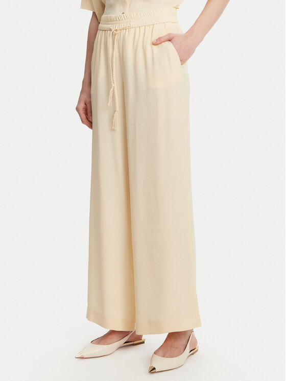 Marella Marella Pantaloni palazzo Vivaio 2513131054 Giallo Wide Leg