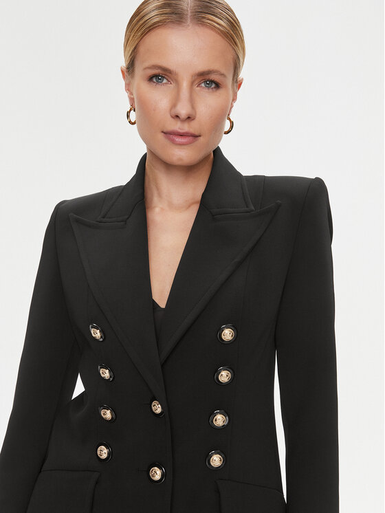 Babylon Babylon Демісезонний плащ T_S00725 Чорний Regular Fit