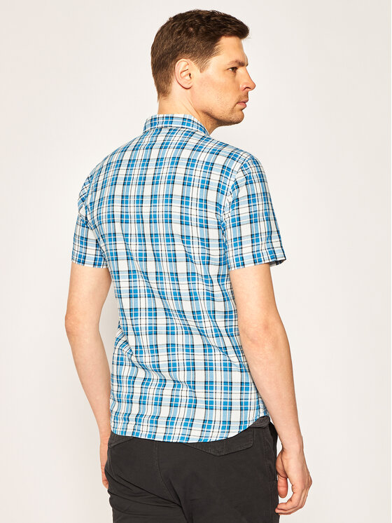 Lee Lee Camicia Western L641CZLA 112115307 Blu Slim Fit