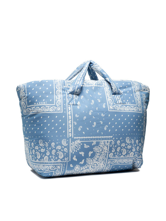 Manebi Manebi Torebka Ribiera Bag Maxi B 1.1 Ar Niebieski