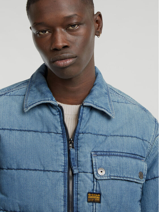 G-Star Raw G-Star Raw Τζιν μπουφάν D25201-D777 Μπλε Regular Fit