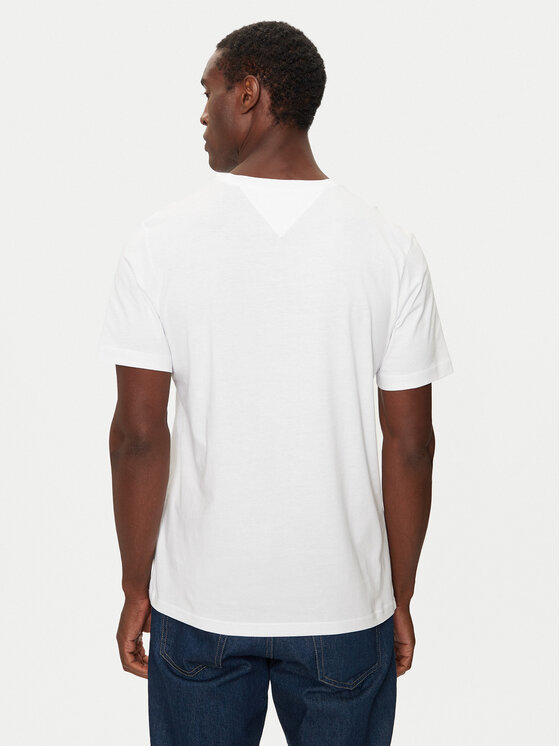 Tommy Hilfiger Tommy Hilfiger T-Shirt MW0MW36455 Bílá Regular Fit