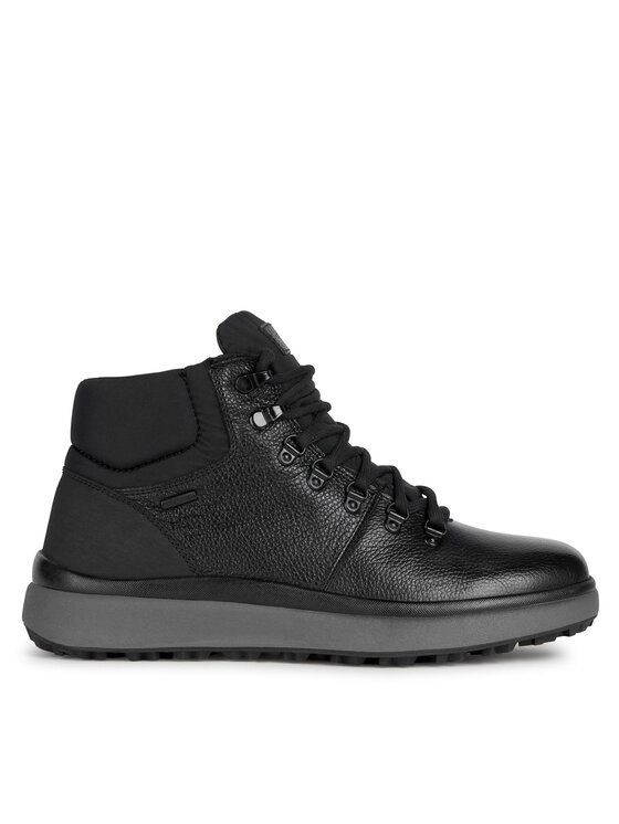 Geox Geox Šnurovacia obuv U Granito + Grip B A U36FZD 00047 C9999 Čierna