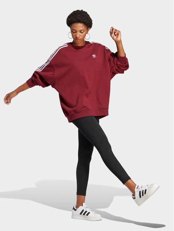 adidas adidas Sweatshirt adicolor Classics IB7445 Dunkelrot Oversize