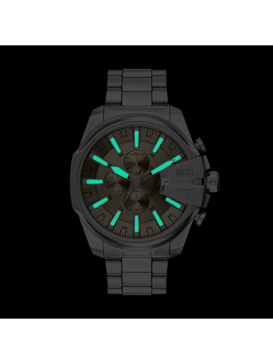 Diesel Diesel Uhr Mega Chief Slim DZ4702 Silberfarben