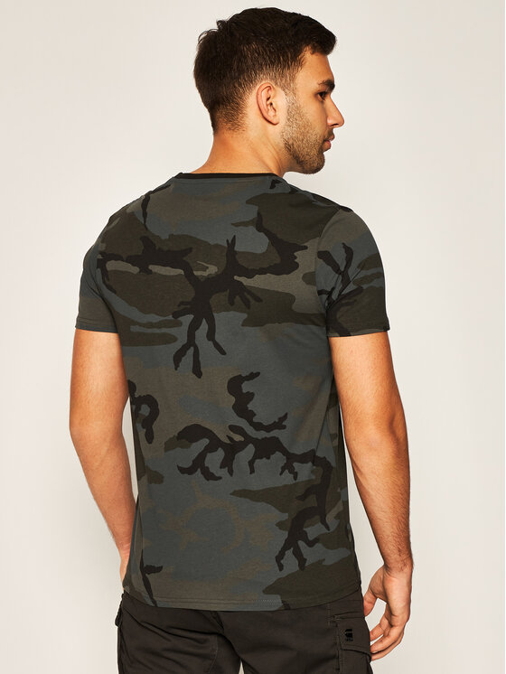 Alpha Industries Alpha Industries T-Shirt Basic 100501C Šedá Regular Fit