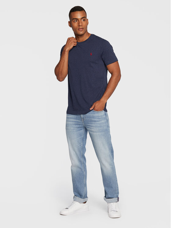 Polo Ralph Lauren Polo Ralph Lauren T-krekls 710671438282 Tumši zils Slim Fit