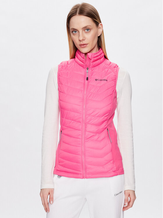 Columbia Columbia Bodywarmer Powder Pass 1832222 Rosa Regular Fit