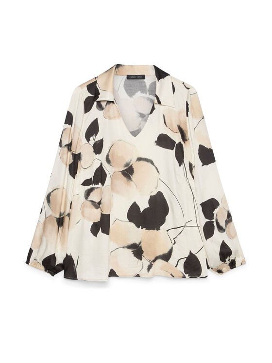 Fiorella Rubino Fiorella Rubino Blusa 2099T002485N0R2 Bianco A-Line Fit