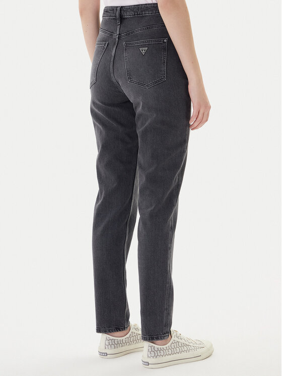 Guess Guess Jeans hlače W2YA21 D4QD2 Siva Mom Fit