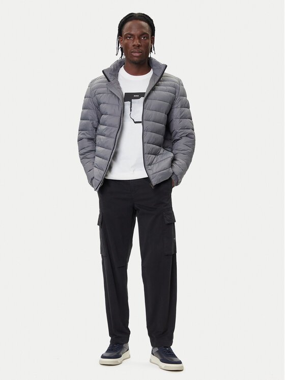 BOSS BOSS Зимно яке Oden2 50549252 Сив Slim Fit