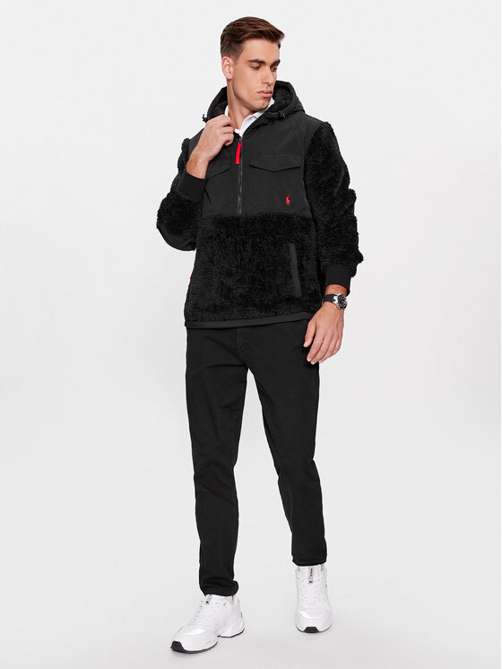 Polo Ralph Lauren Polo Ralph Lauren Felpa di pile 710880442003 Nero Regular Fit