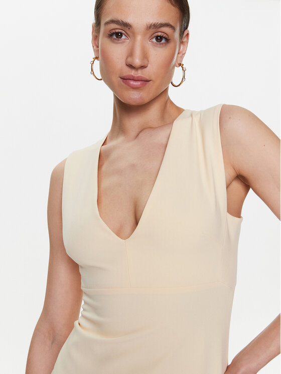 Marciano Guess Marciano Guess Коктейлна рокля 3GGK21 9860Z Екрю Bodycon Fit