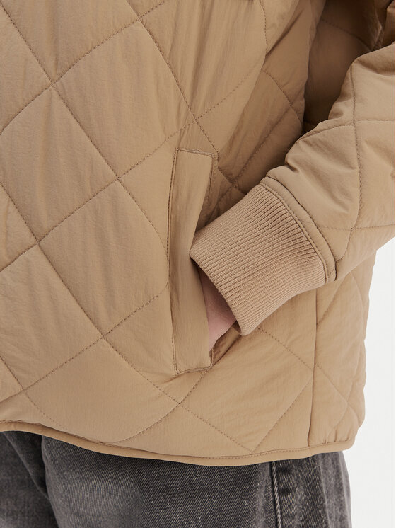 Quiksilver Quiksilver Kurtka przejściowa Shining Quilted EQWJK03084 Beżowy Regular Fit